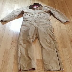 Men's khaki coveralls